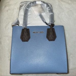 Michael Kors Mercer Messenger Bag Chambray *RARE COLOR*